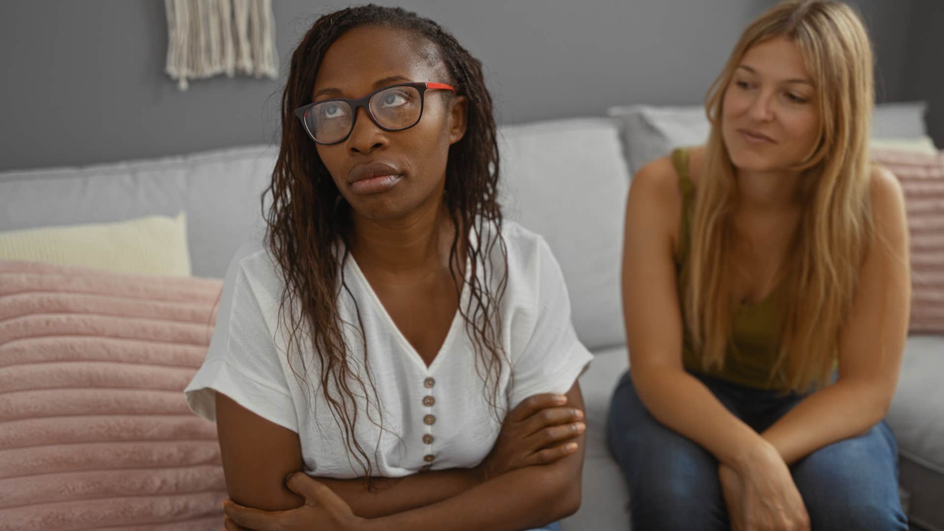 Privileged woman told her friend try harder