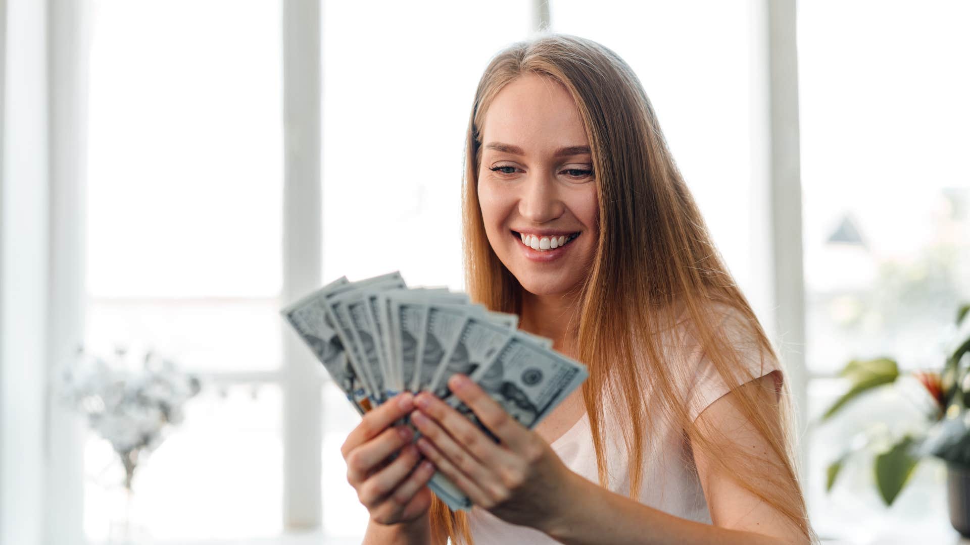 Privileged woman thinks money can't buy happiness