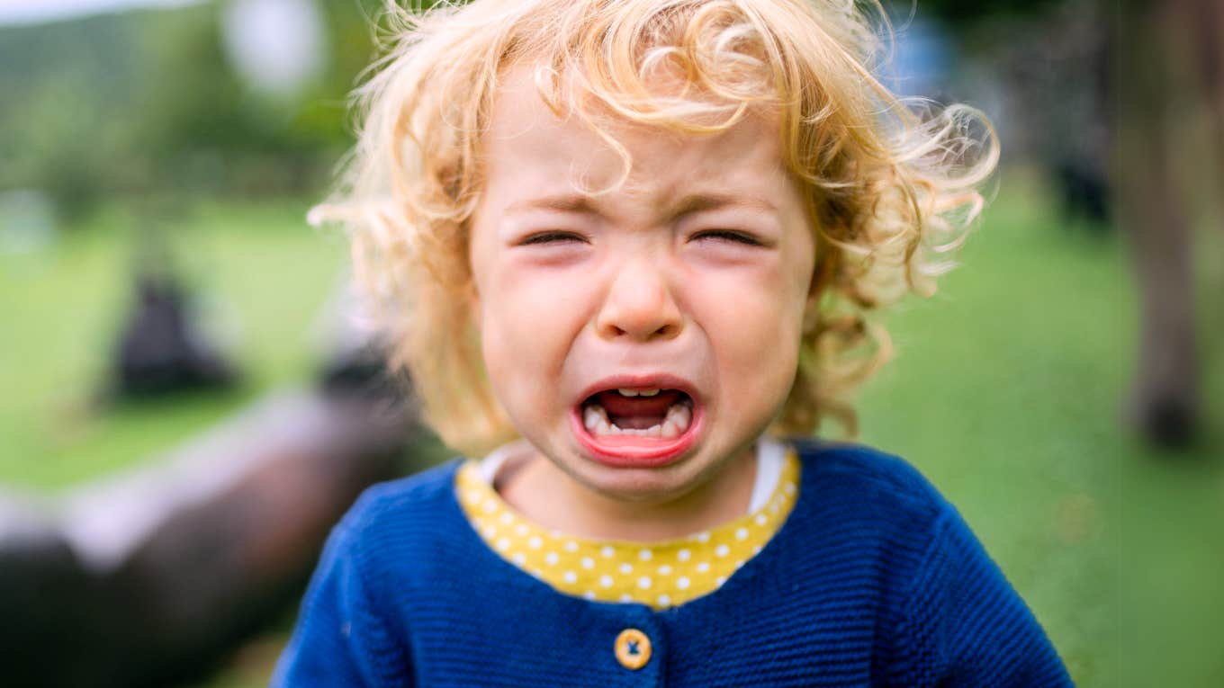 Things The Smartest Parents Of Toddlers Do In Order To Survive This Tricky Phase Toddler having a complete meltdown.