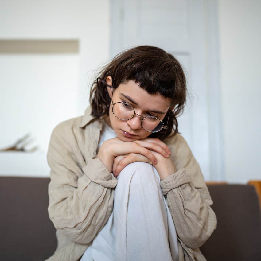 woman who is more into the fantasy feeling nervousness