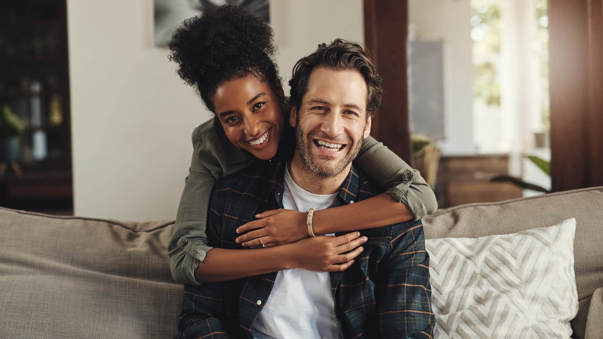 strong woman in relationship where they grow together