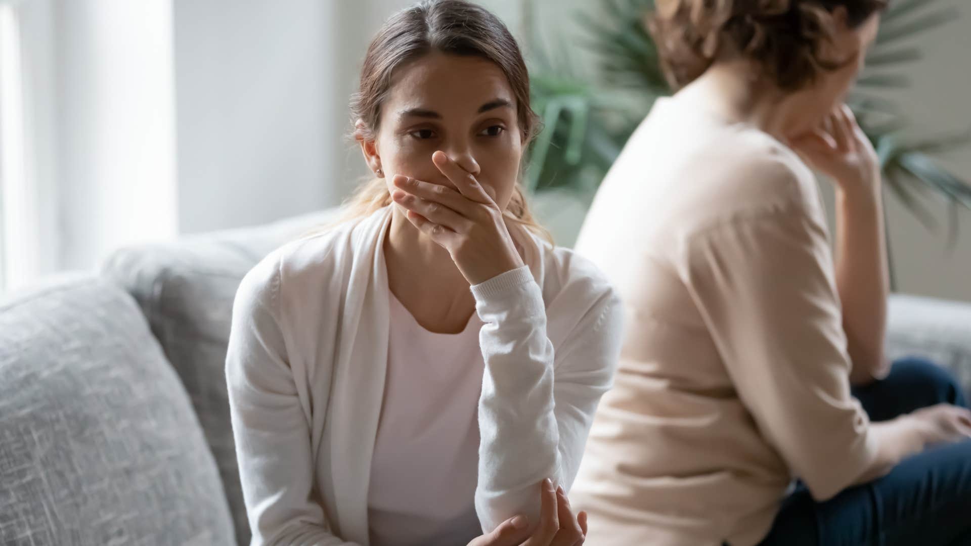 Woman turned away from her mother for overstepping boundaries.