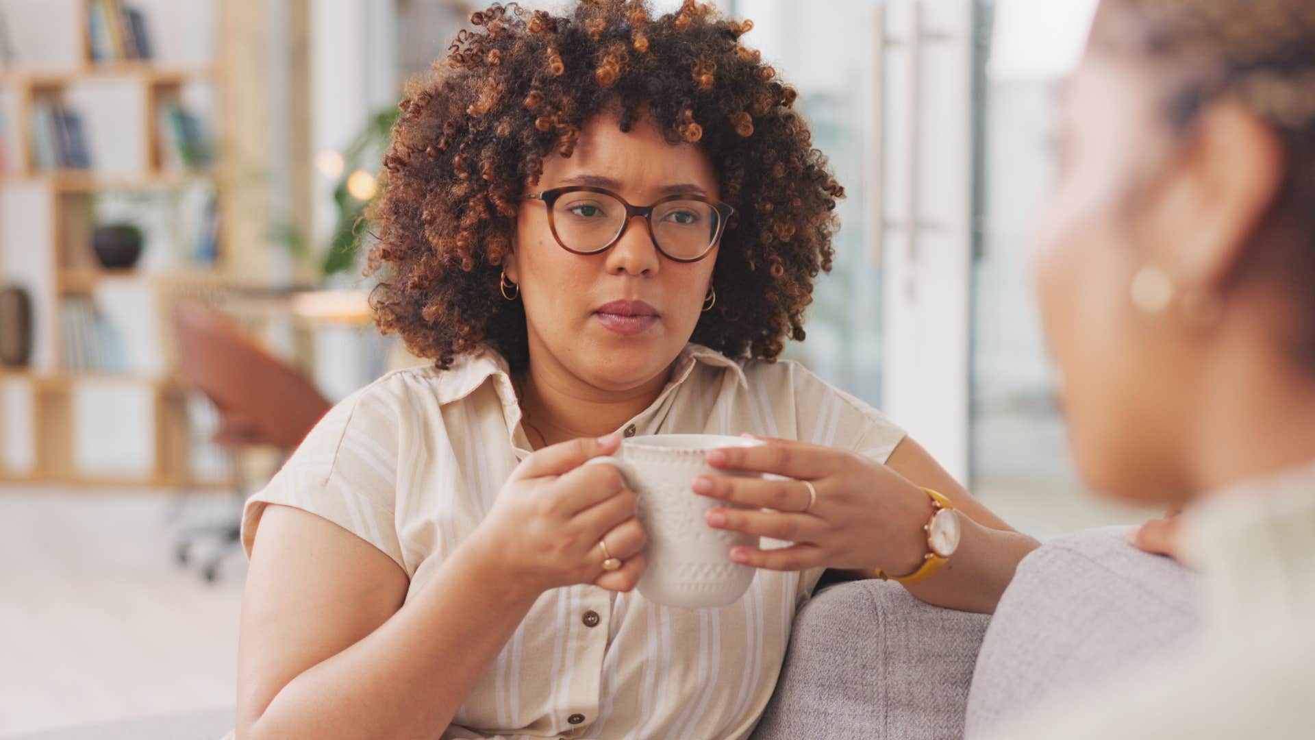 woman making herself available all of the time for her friend