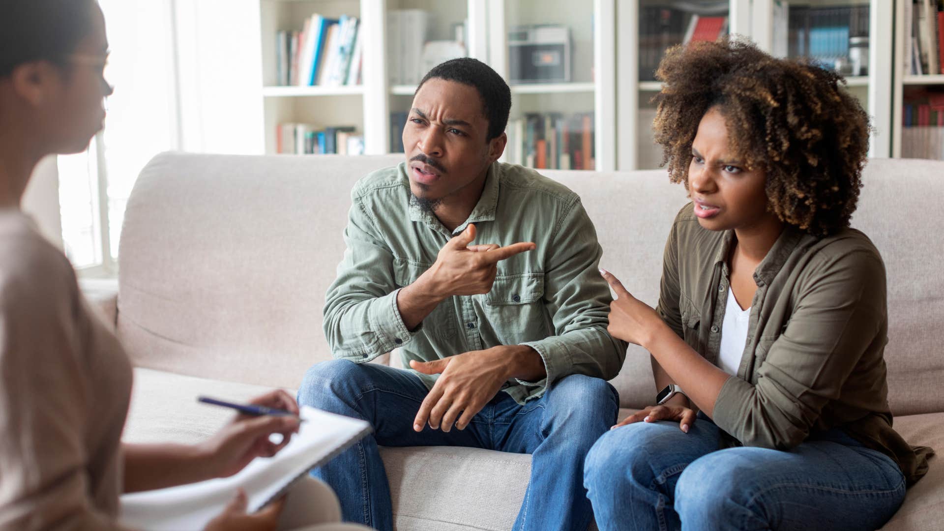 couple refusing to fix things after conflict