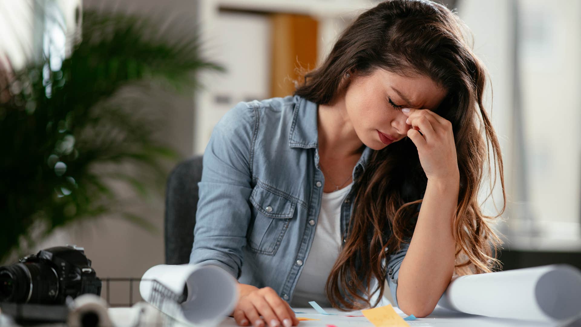 woman who feels ashamed in her relationship