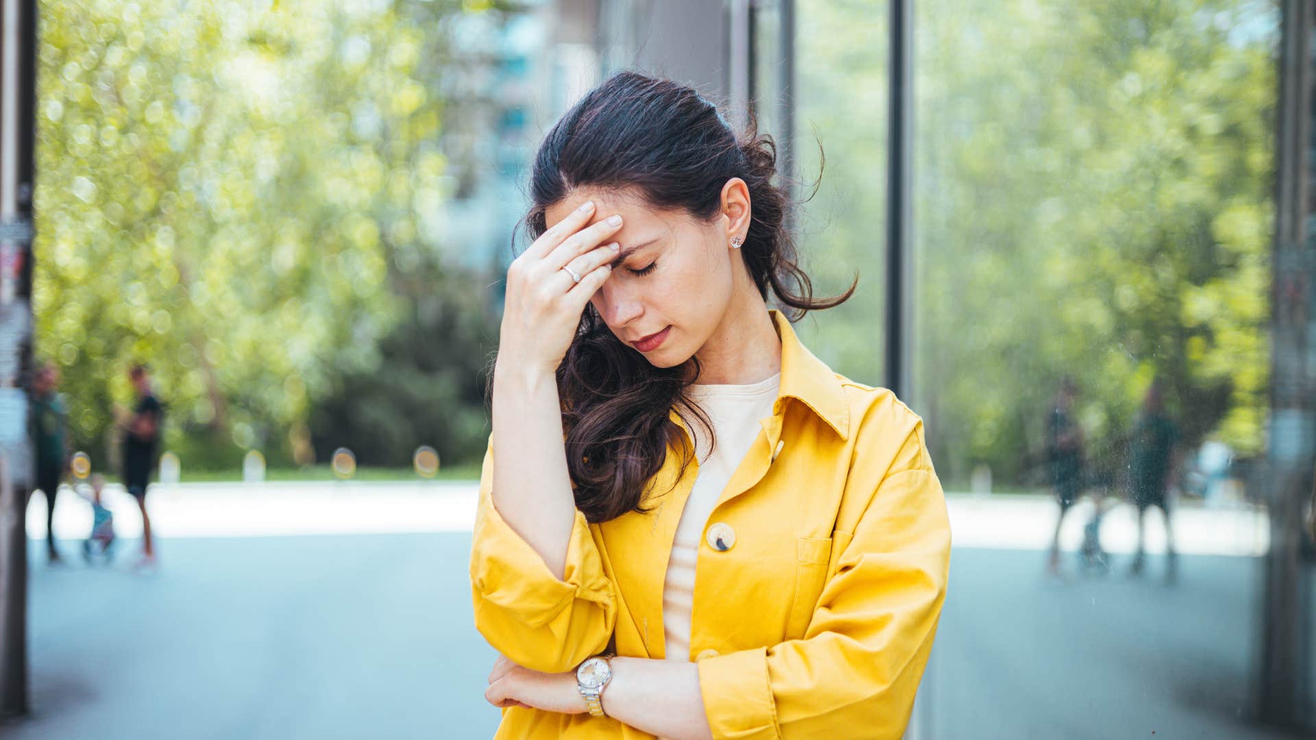 woman who thinks that maybe she's the problem