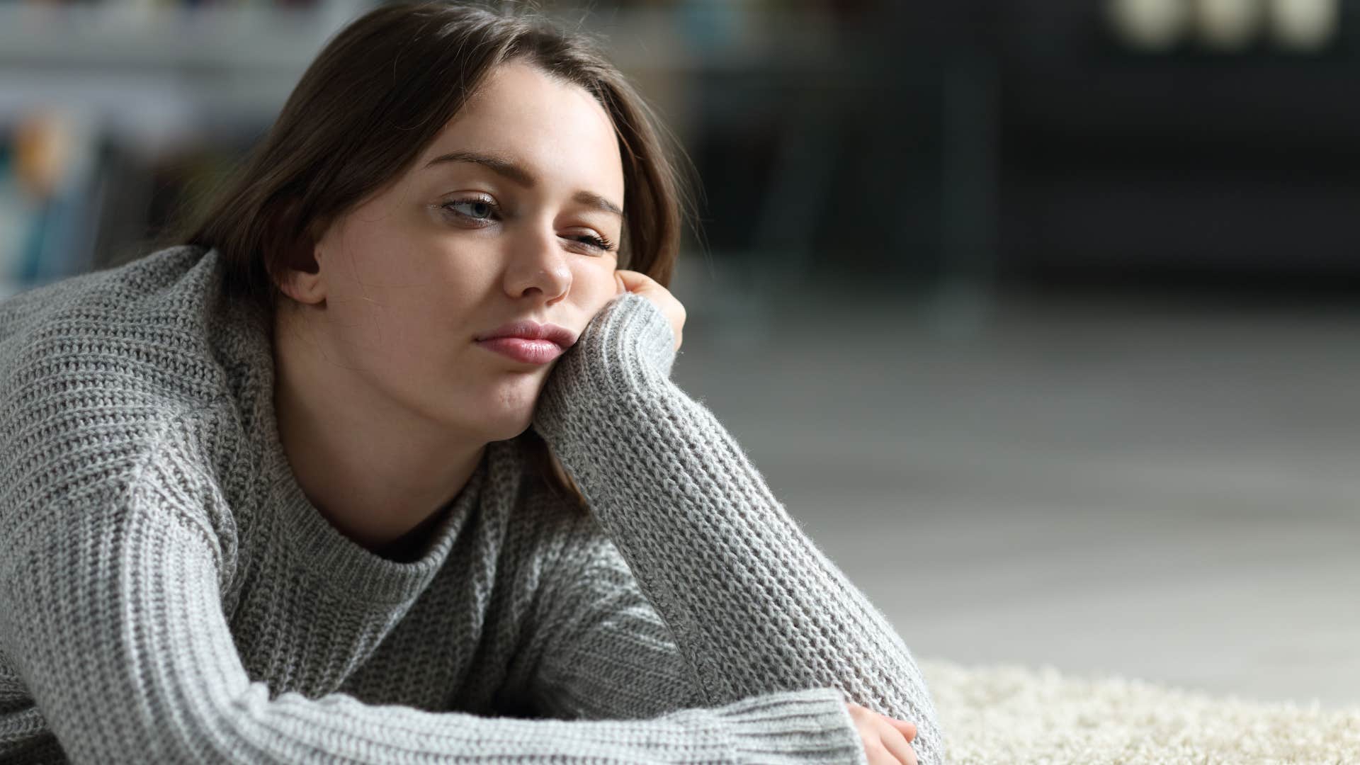 woman who feels like something isn't right