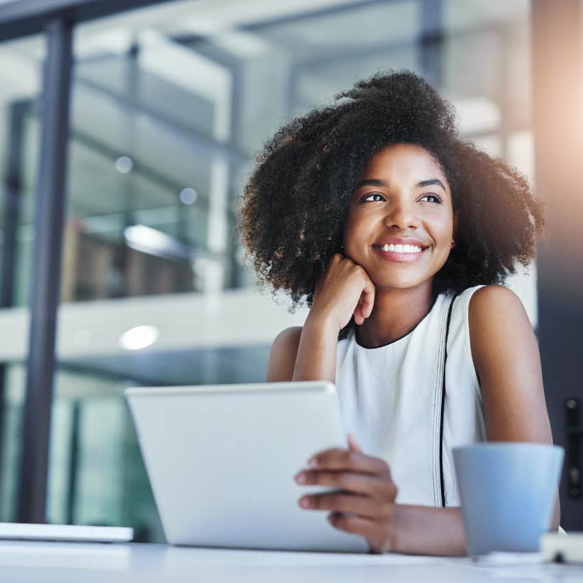 woman who is self-disciplined reviewing what she offers the world
