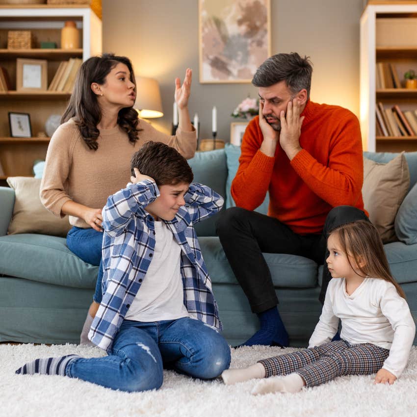 couple in the toughest year of marriage raising kids