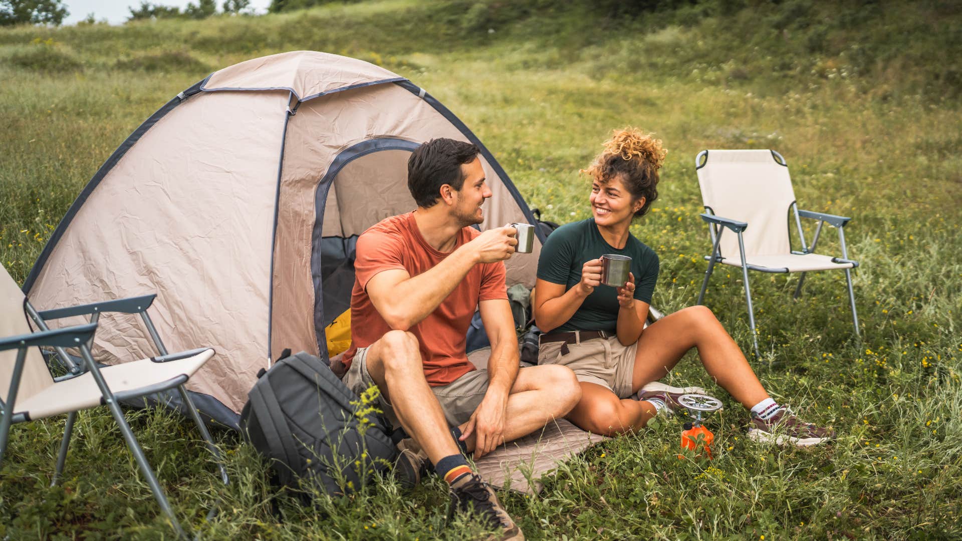 people who are camping as benefit to add years to their lives