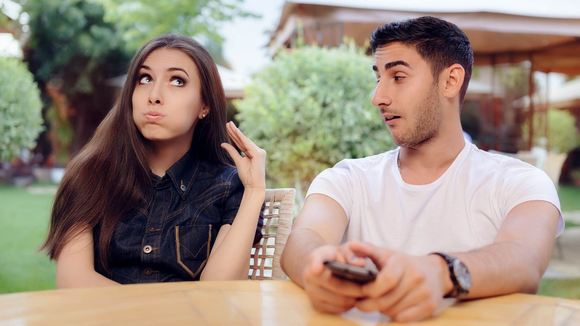 Man on date overshares before trust is built to uncomfortable woman