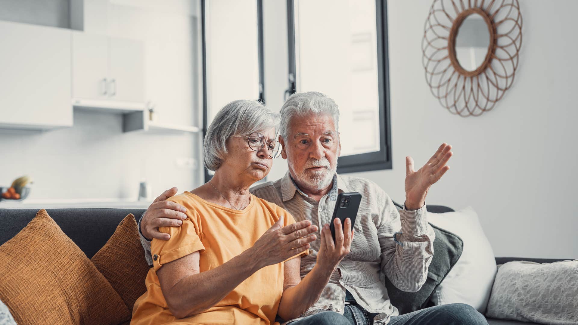 boomer couple confused by phone