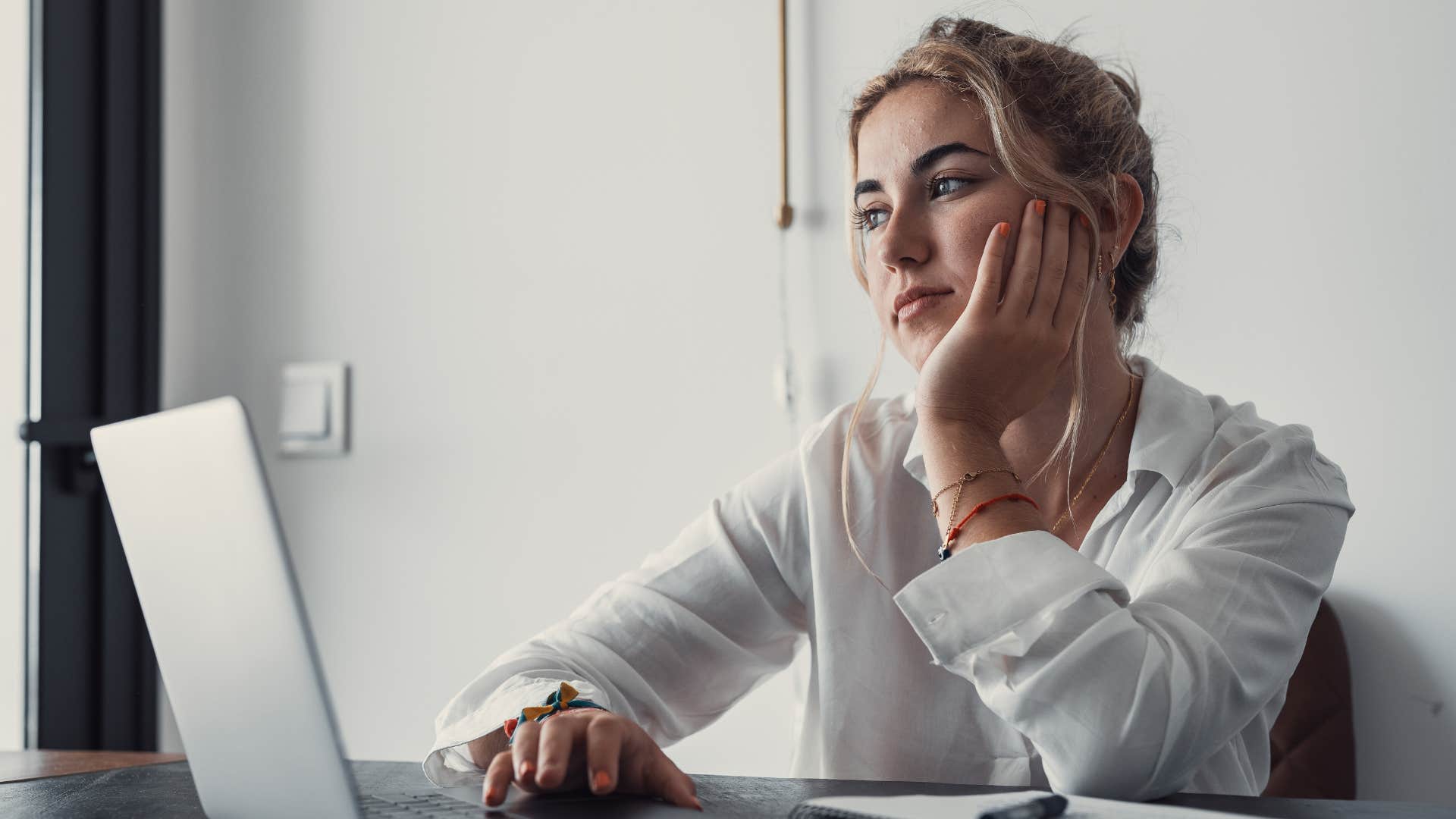 woman thinking about ending a disrespectful friendship