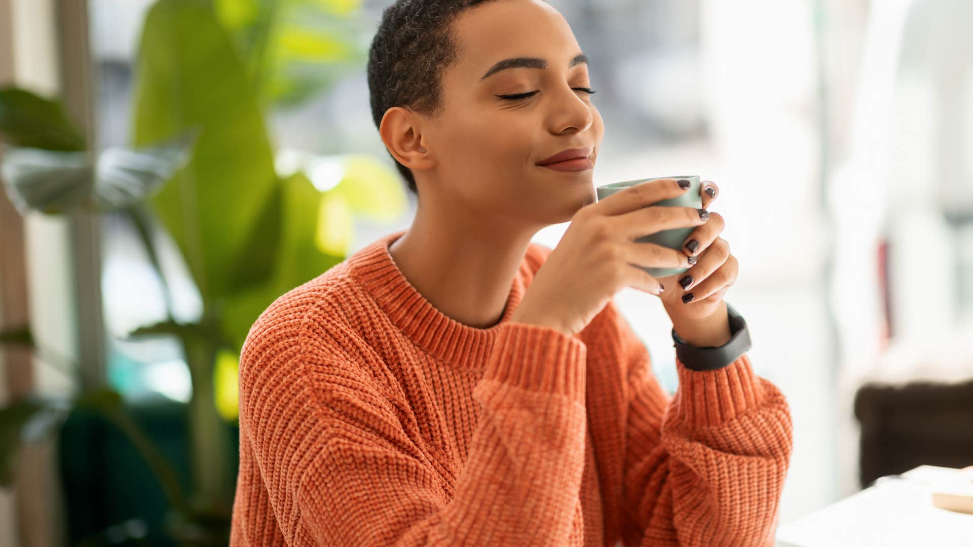 woman at peace and learning to forgive