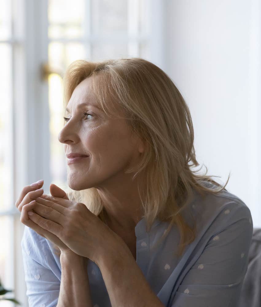 woman having technology-free time so her phone doesn't take over her life