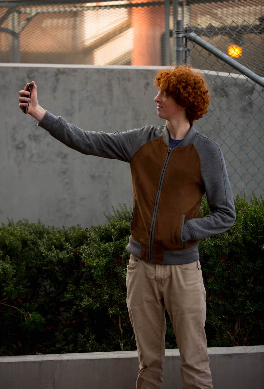 Teen with mental health condition who has changes in mood because of social media