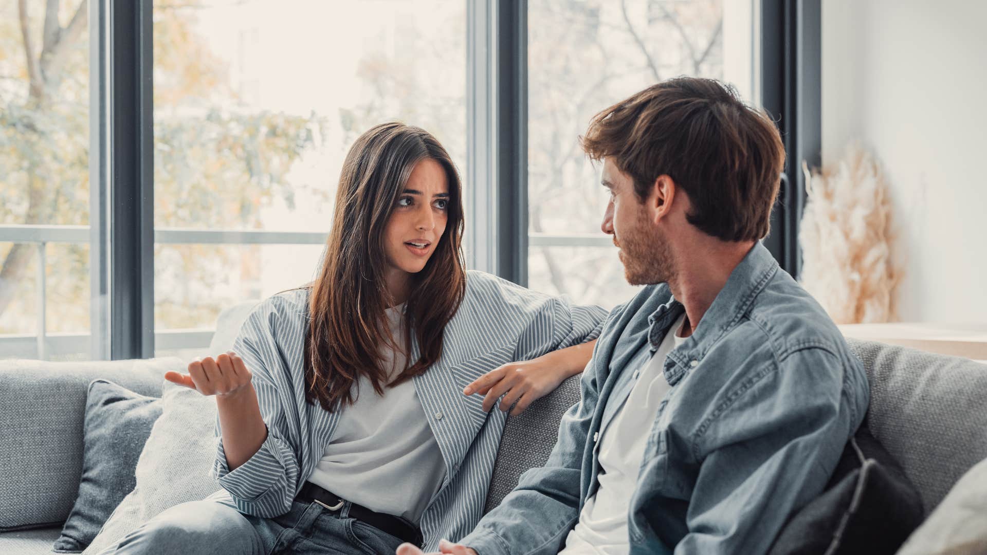 couple following relationship advice and knowing woman bond while going out