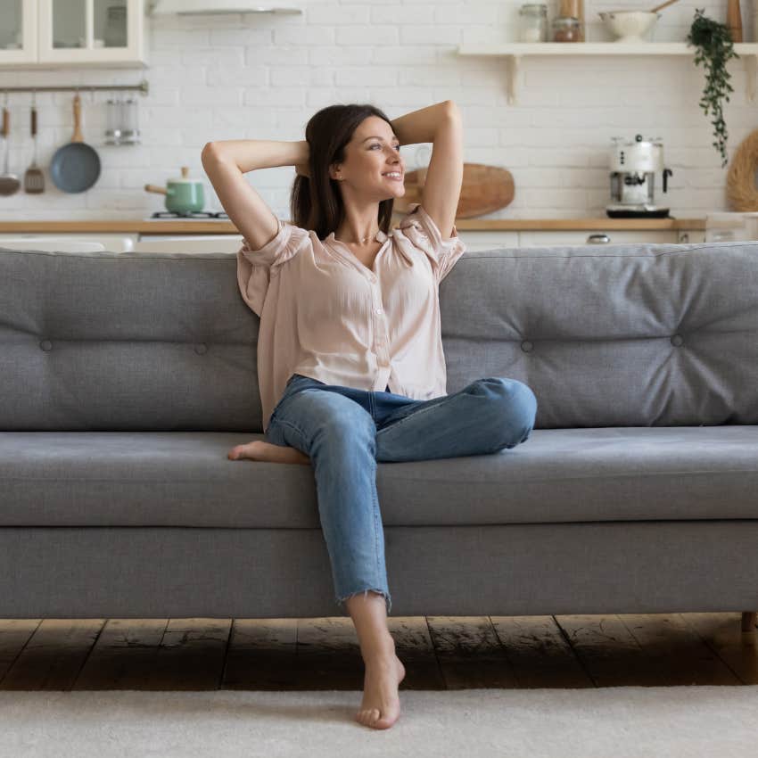 woman living alone