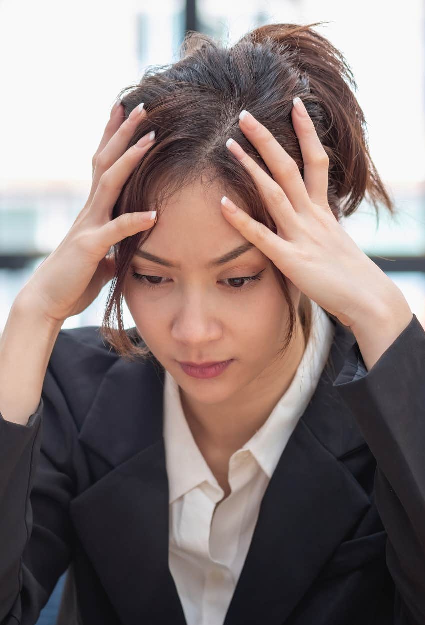 burned out worker who left the office because ChatGPT told her to