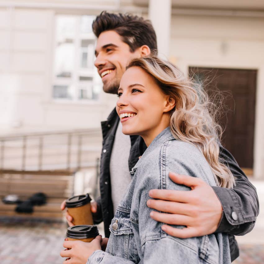 woman with a real man who doesn't have an end goal