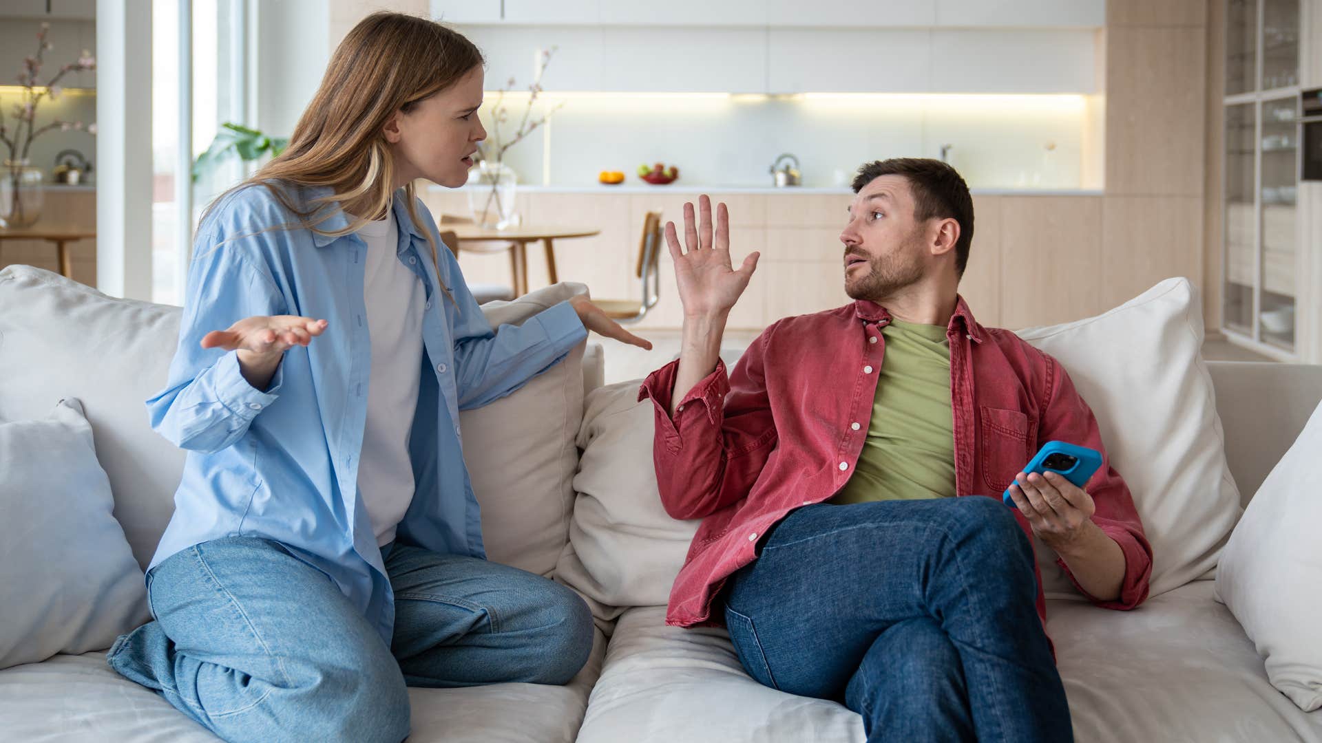 couple who believe divorce myth that divorce equals failure