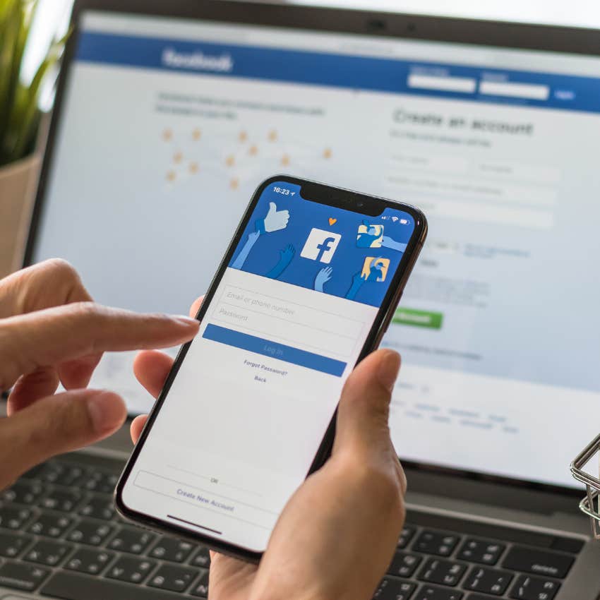 man telling lies on social media