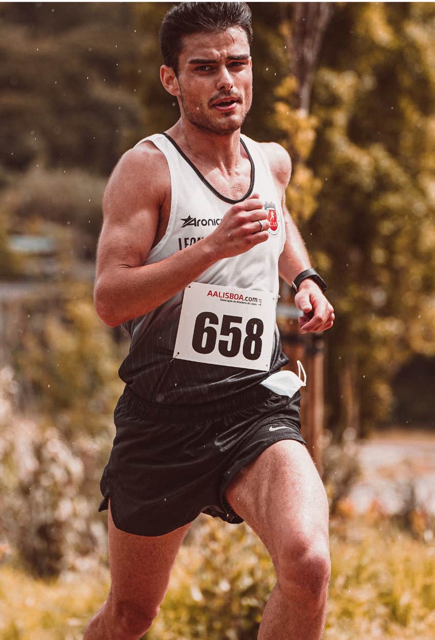 tired marathon runner