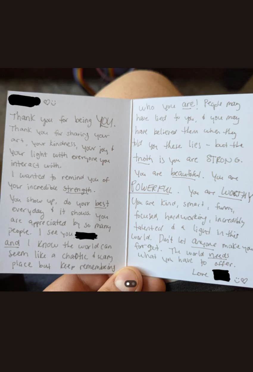 Boss Writes Heartfelt Letter To An Employee Who Suddenly Had A Panic Attack At Work Reddit