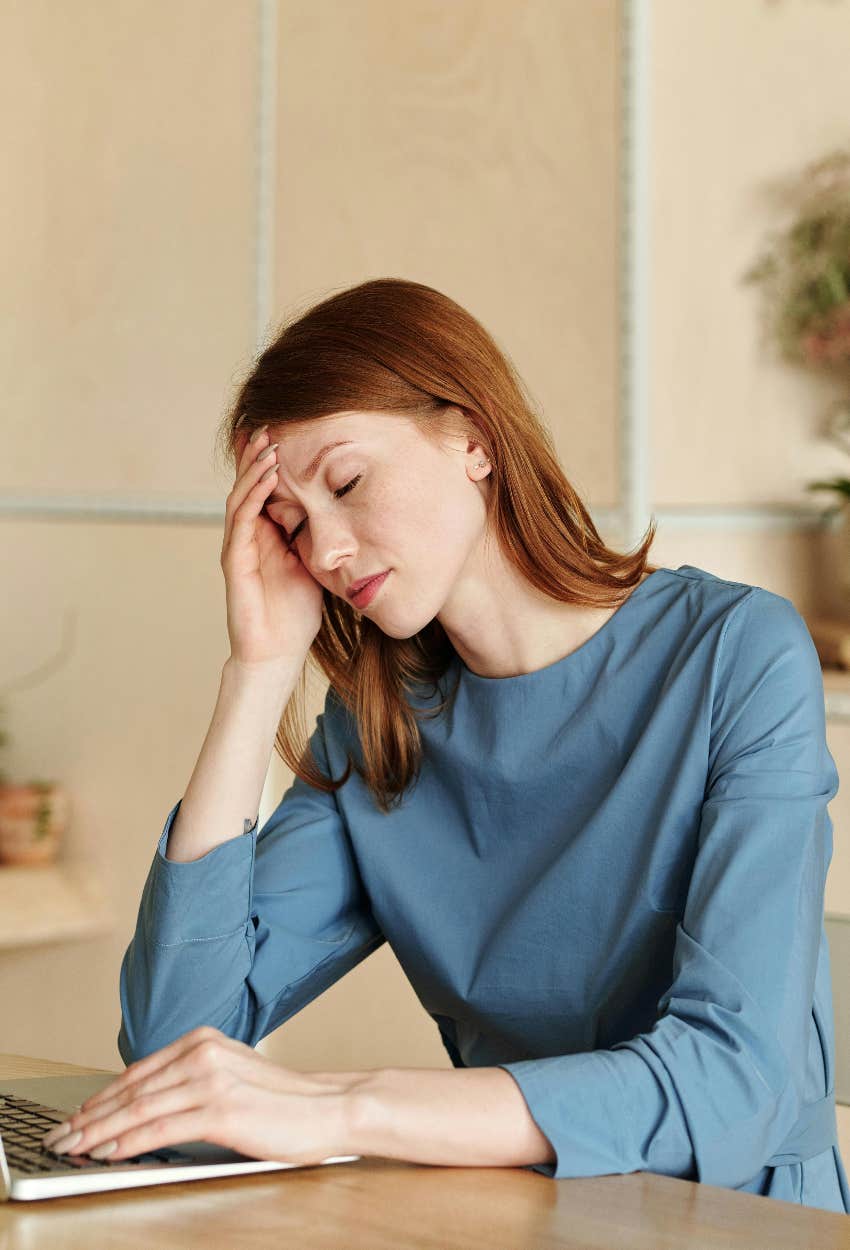 woman who needs work-life balance