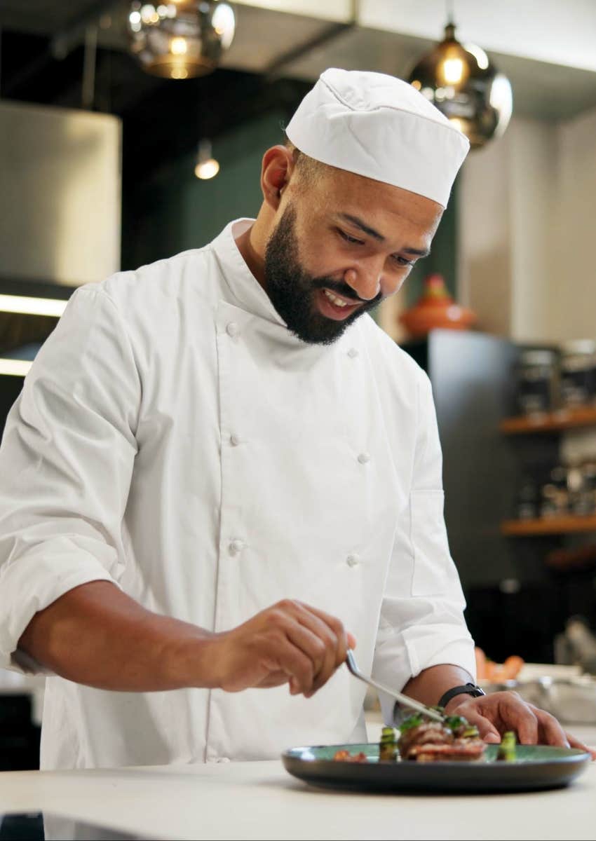 chef working in a restaurant
