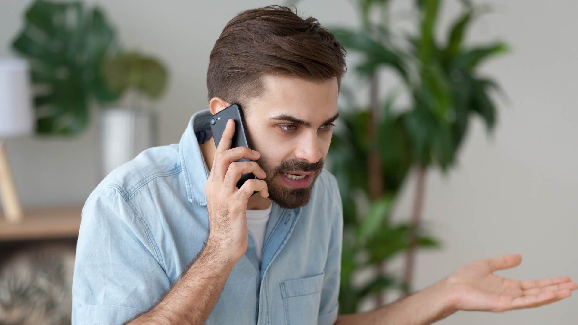 man on the phone asking for a favor