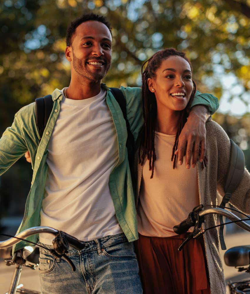 Trust worthy man has integrity with woman