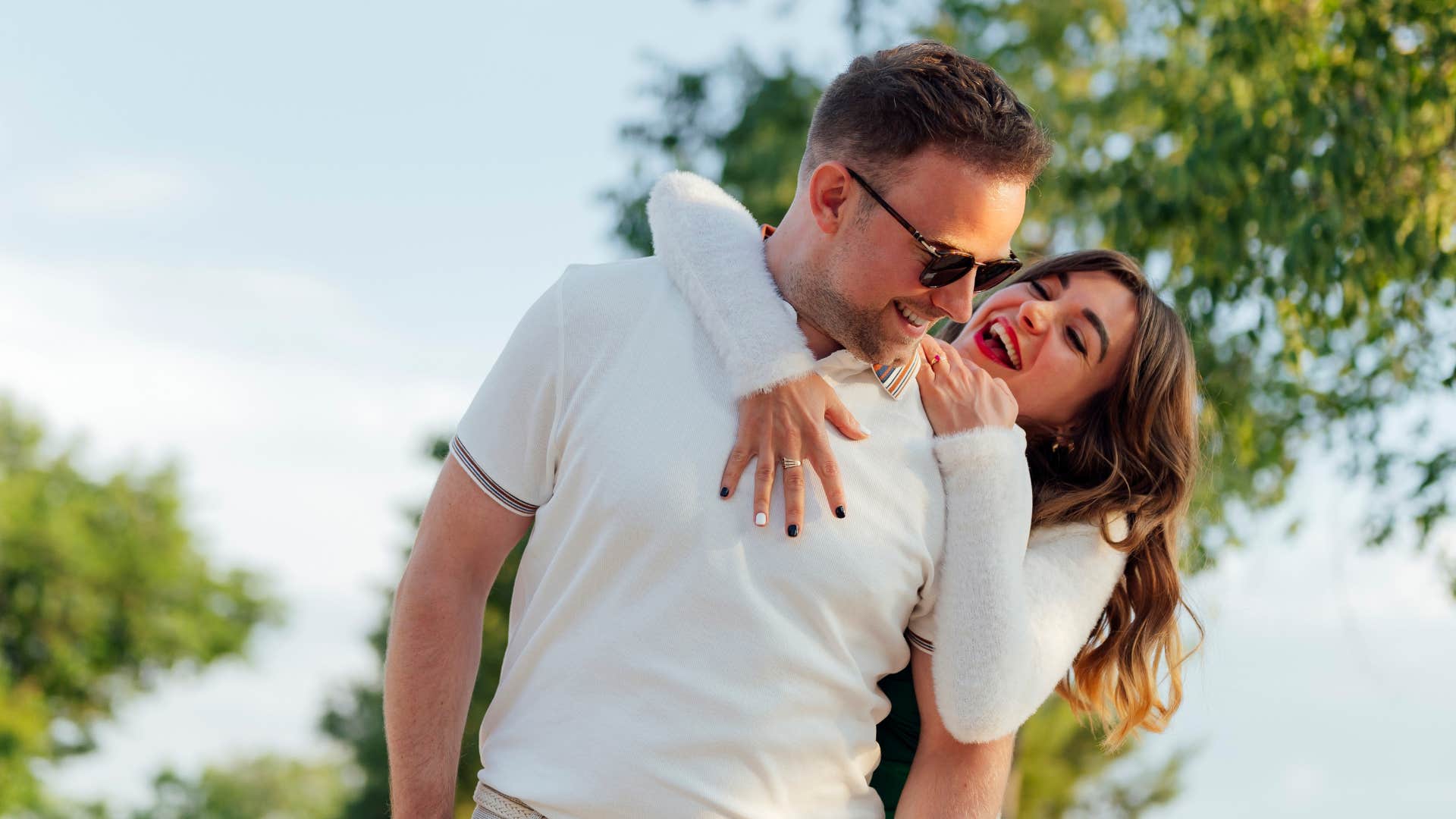 couple who genuinely like each other accepting their past