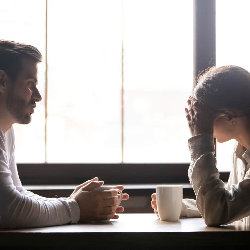 man who hasn't given any details as a sign she is the other woman