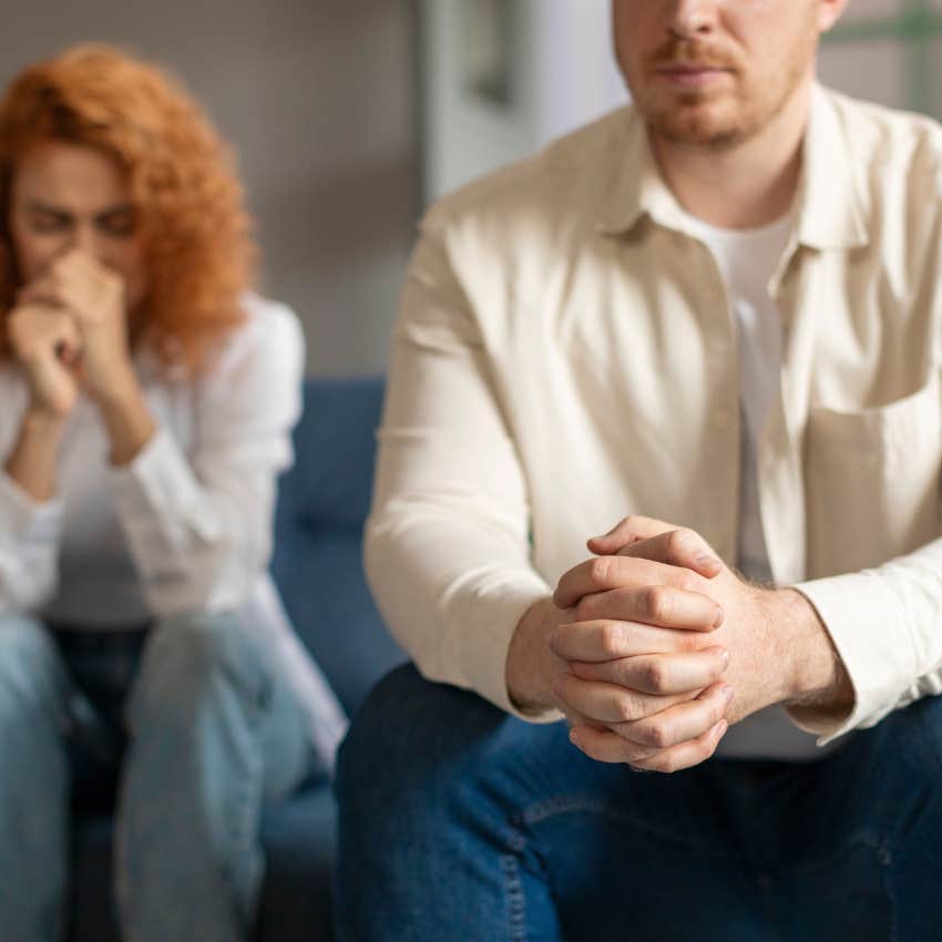 woman sitting next to man that will never change