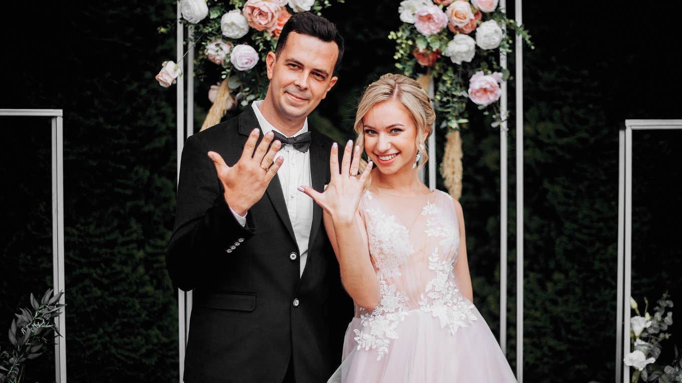 Family Gathers For Wedding To Find Out Bride And Groom Already Eloped Couple revealing to their family that they eloped three years prior to their wedding reception