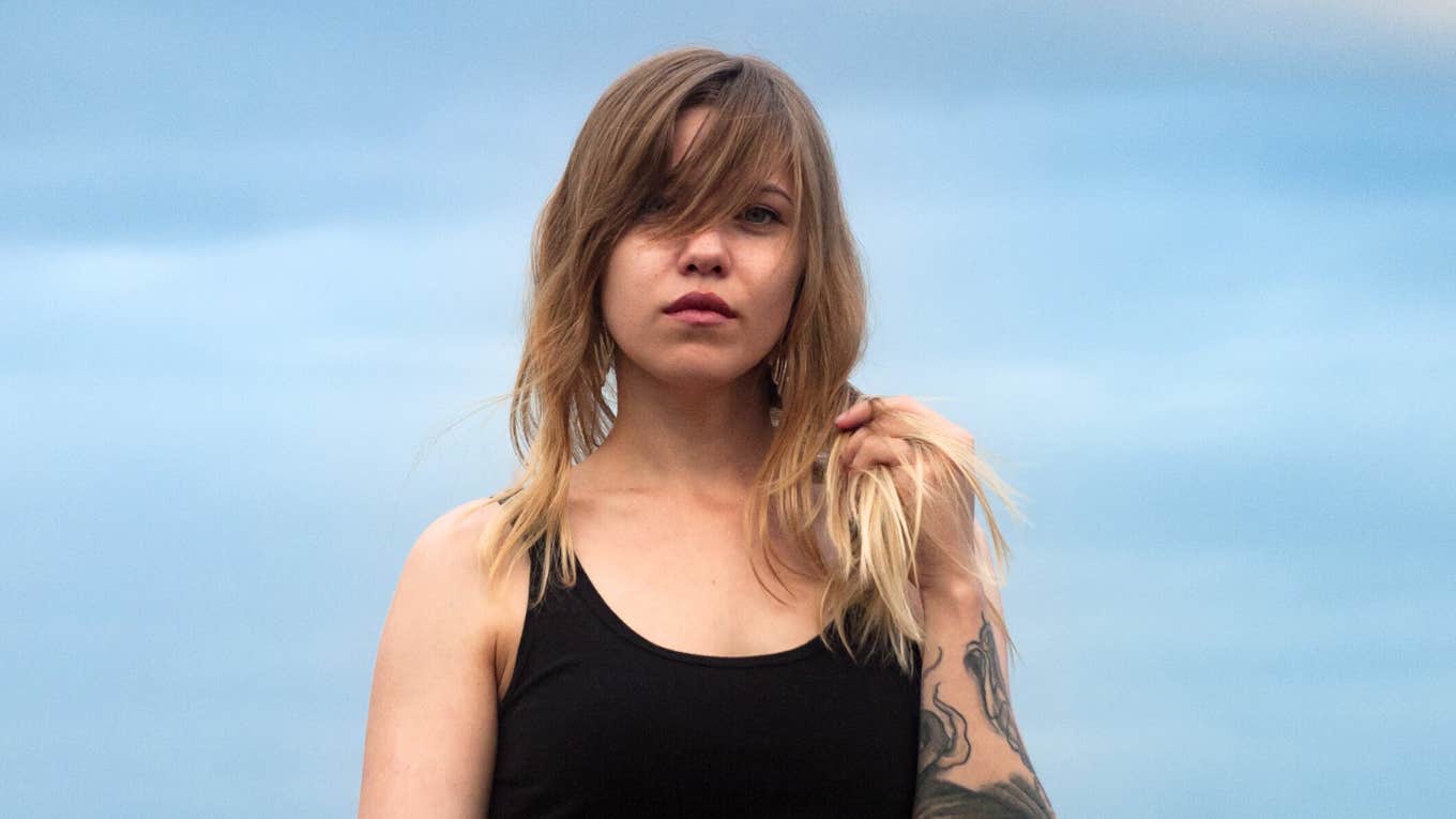 Woman using feeling words that sound healthy but are misused