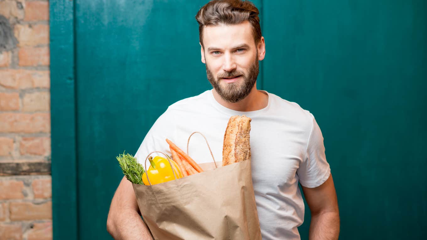 Frugal husband with a $200K salary who gets groceries from food drives