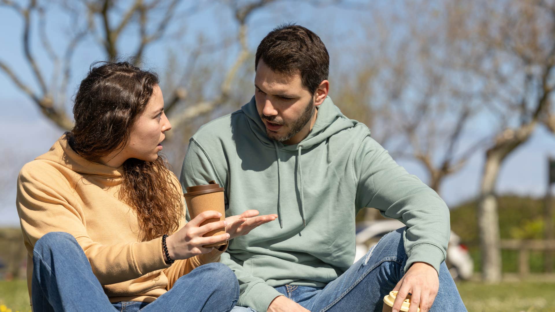 woman setting unrealistic expectations for man