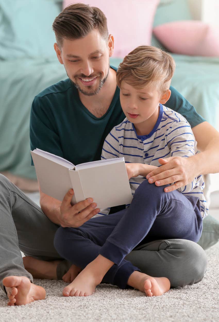 gen z parent reading to their kid
