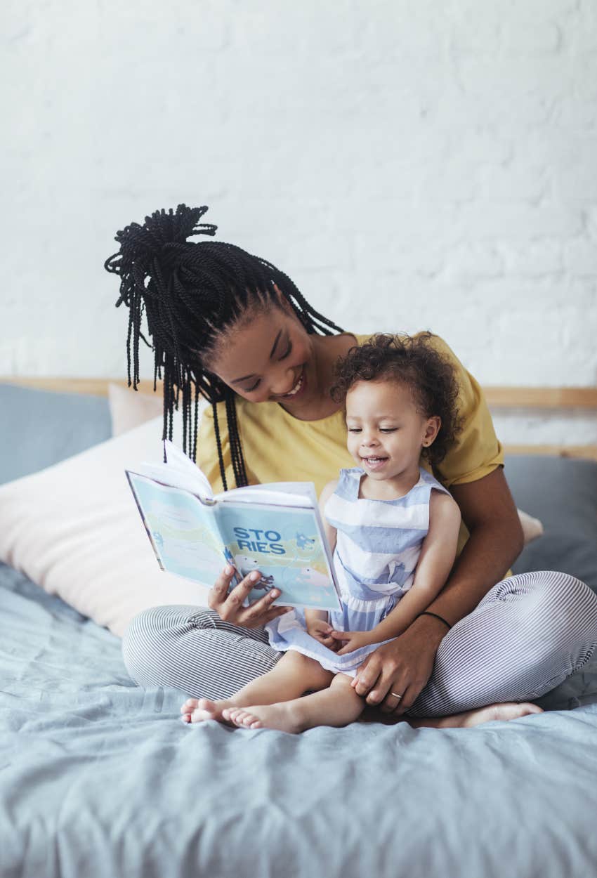 gen z parent reading to their kid