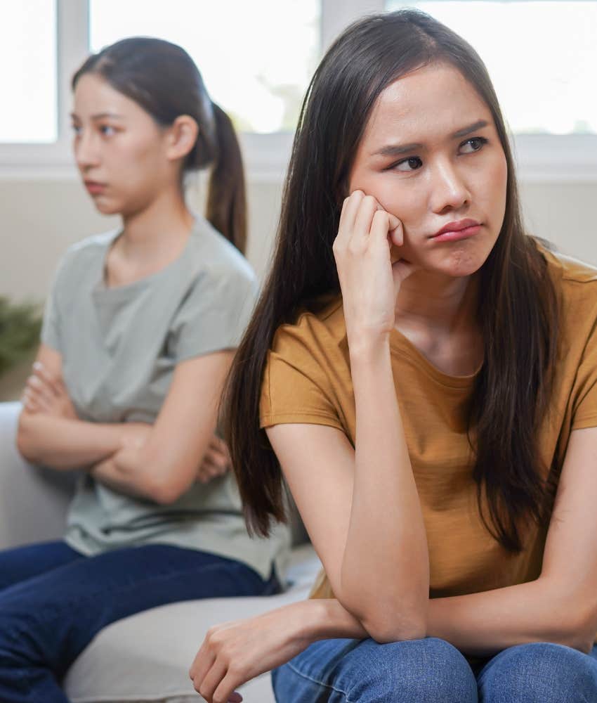 Woman damages relationship by taking it persoanally