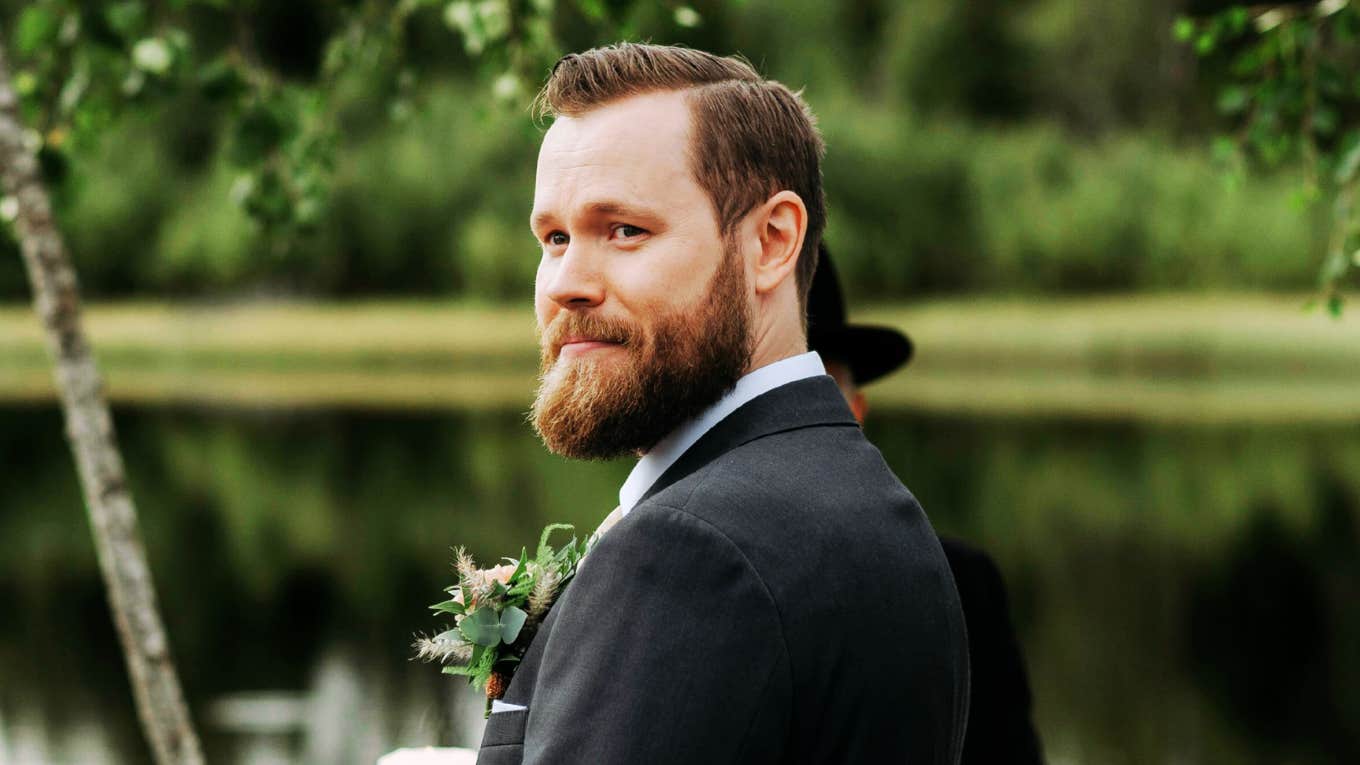 TK Hard Truths About Why Men Marry When They're Not In Love, According To Psychology Man marrying a woman when he isn't in love.