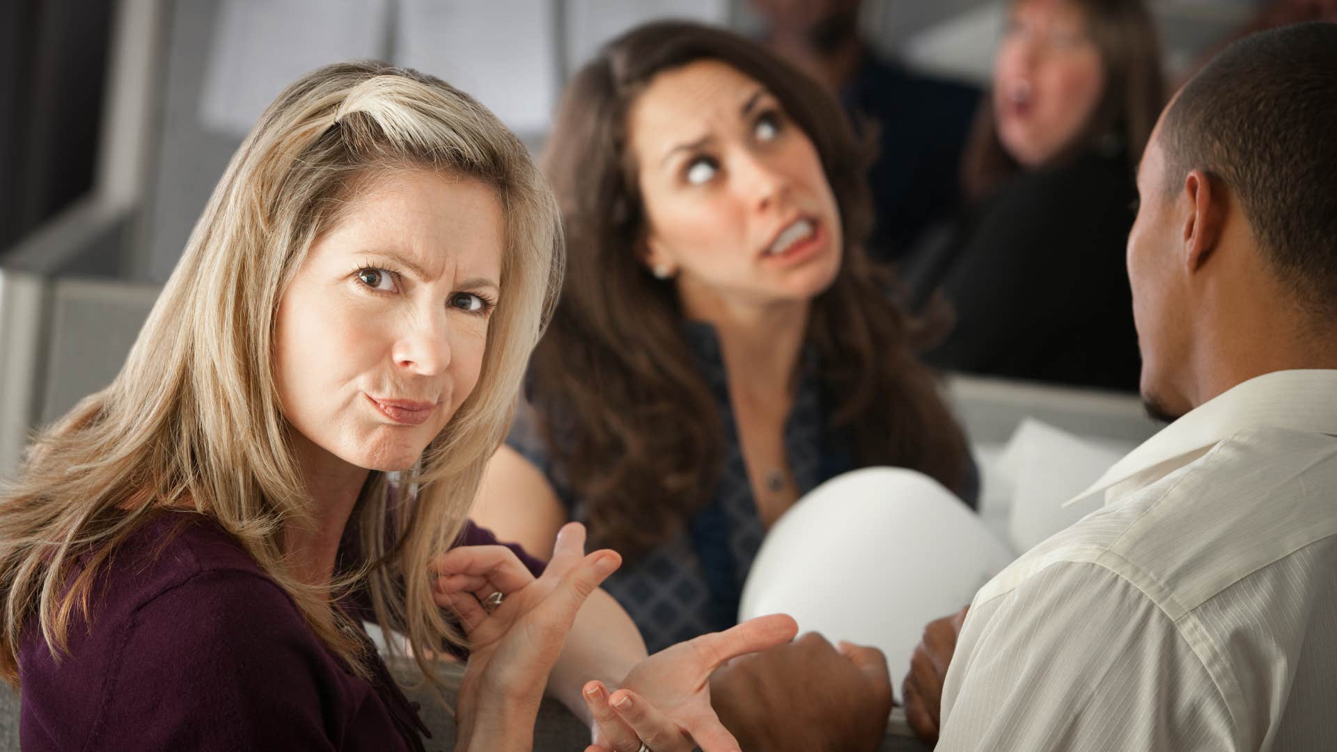 Person habitually scoffs at interests