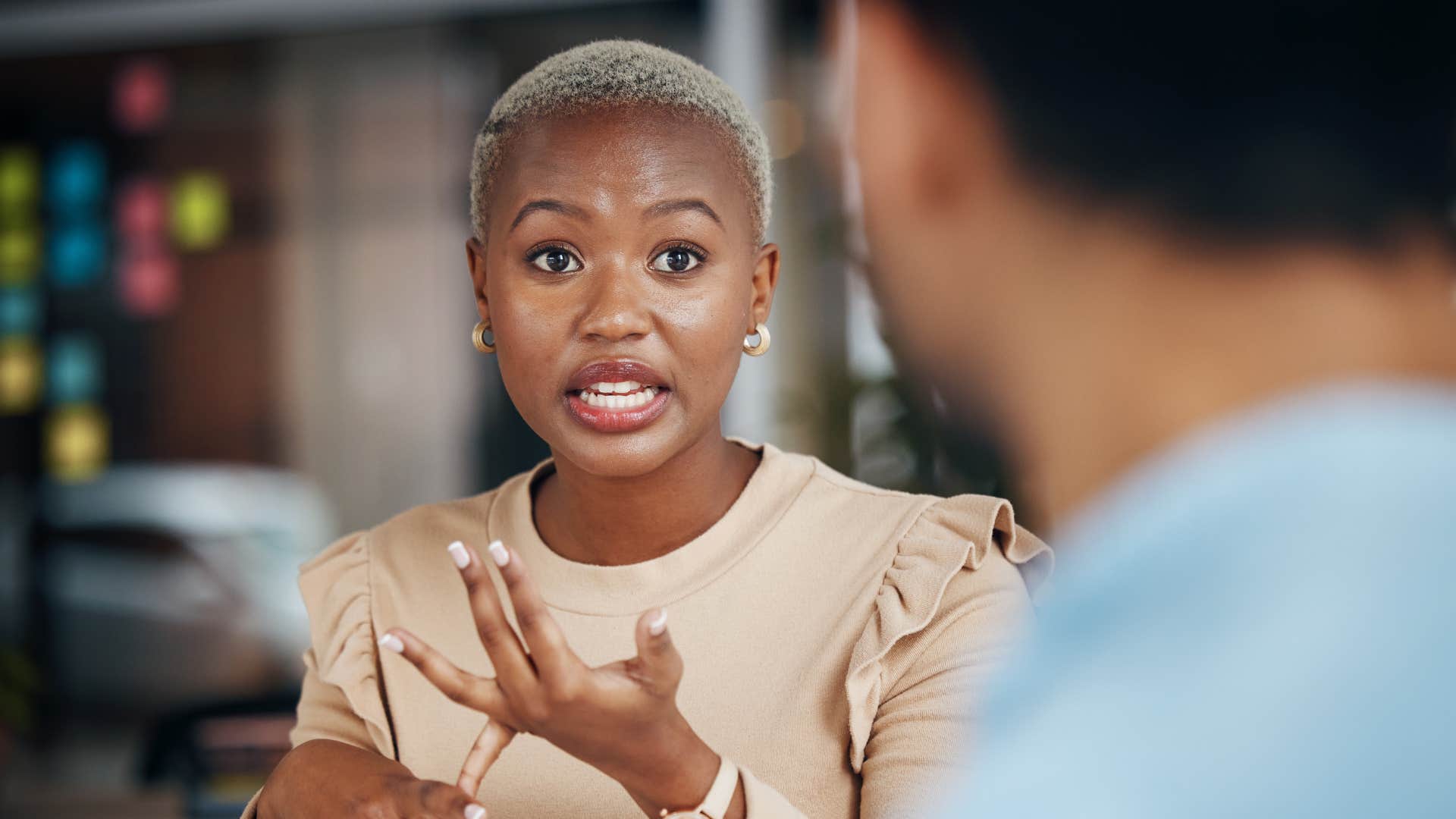 Person habitually has last word