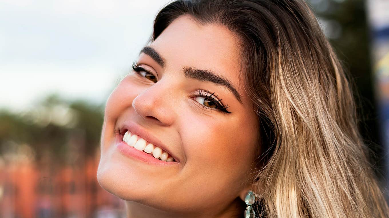 Why Her Happiness Is The Secret To A Happier Marriage (For Both Of You), According To Research Woman know the secret to a happier marriage.