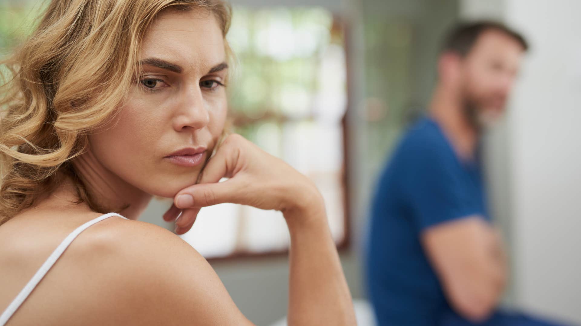 woman who cheats again and again because she's ovulating