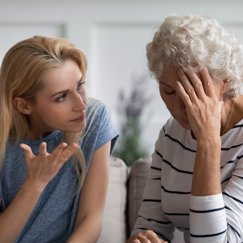 woman who is estranged from her adult child