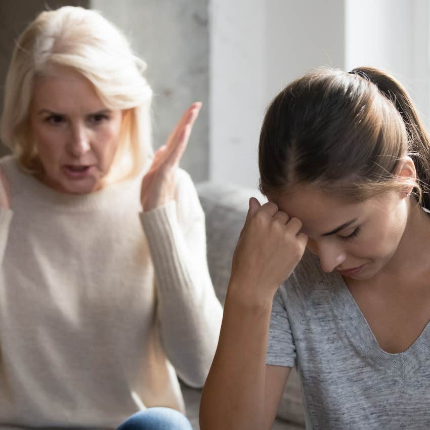 woman wanting to be estranged from her mother