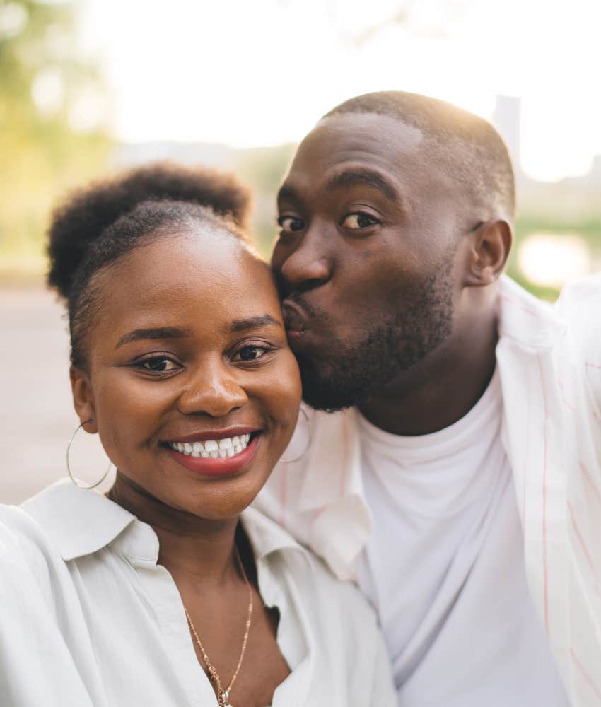Affectionate couple keeps marriage affair-free